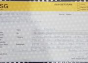 Bukti penyetoran PAD BUMDes Mopopiana ke Rekening Desa