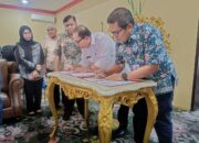 Kembangkan Wisata Batu Pinagut, Pemkab Bolmut Teken MOU Bersama Balai Sungai Sulawesi I