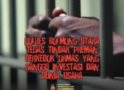 Tegas dan Tidak Kompromi, Polres Bolmut Tangani Premanisme di Bolmut