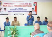 Penyaluran BLT DD di Desa Keimanga, Bupati Bolmut Apresiasi Kepemimpinan Sangadi Ridwan Ege