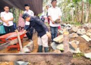 SJL-MAP Letakkan Batu Pertama Pembangunan RTLH di Kecamatan Bolangitang Bersatu