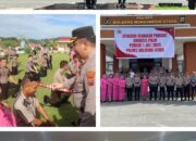 Khidmat dan Penuh Kebanggaan, Polres Bolmut Gelar Upacara Kenaikan Pangkat Personel