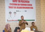 Wabup Boltara Aditya Pontoh Pimpin Rapat Evaluasi TP3S, Dorong Penguatan Data dan Intervensi Lapangan untuk Percepat Penurunan Stunting